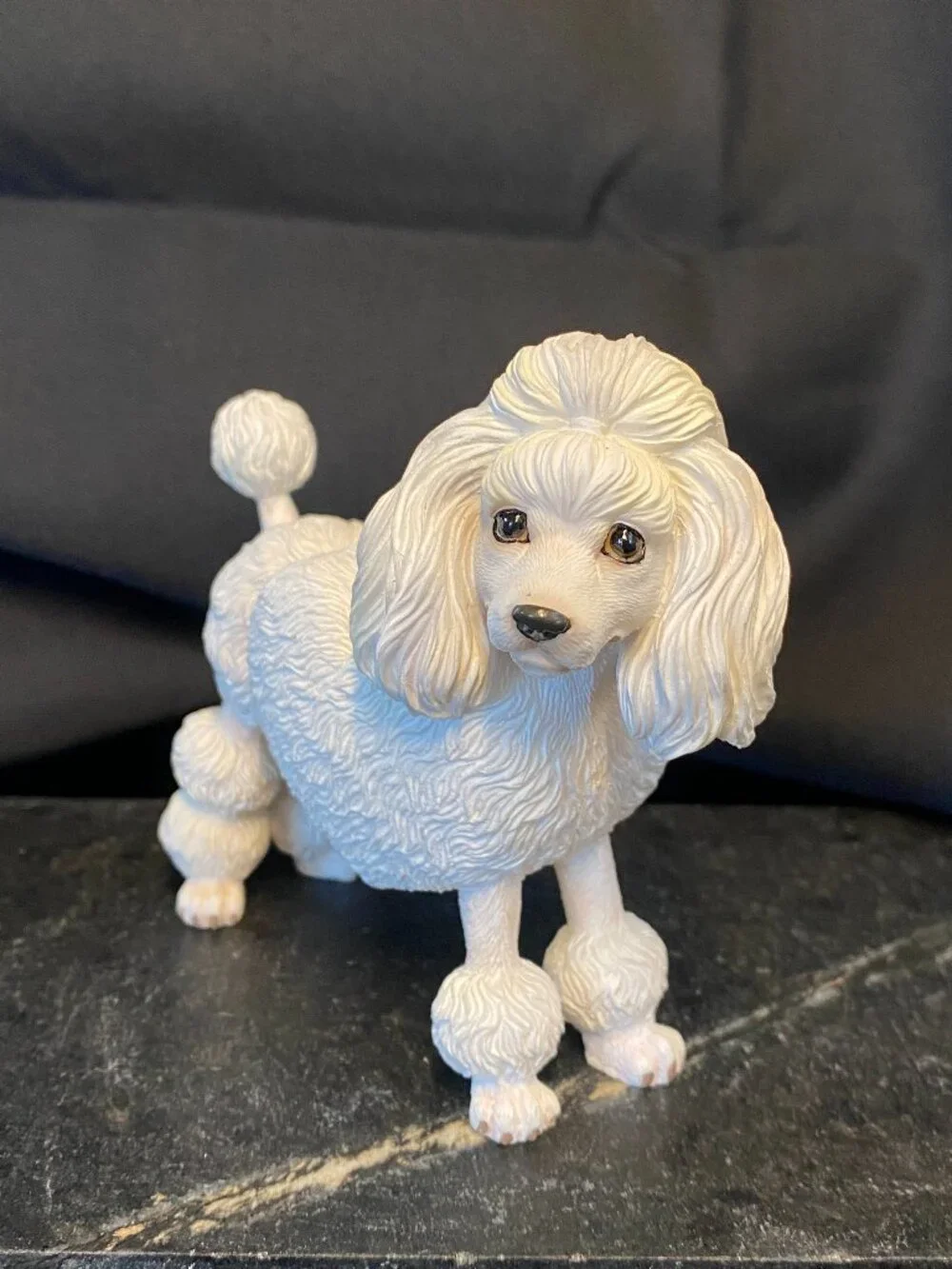 VTG Westland Giftware Poochware White Poodle Figurine 11578 Rare